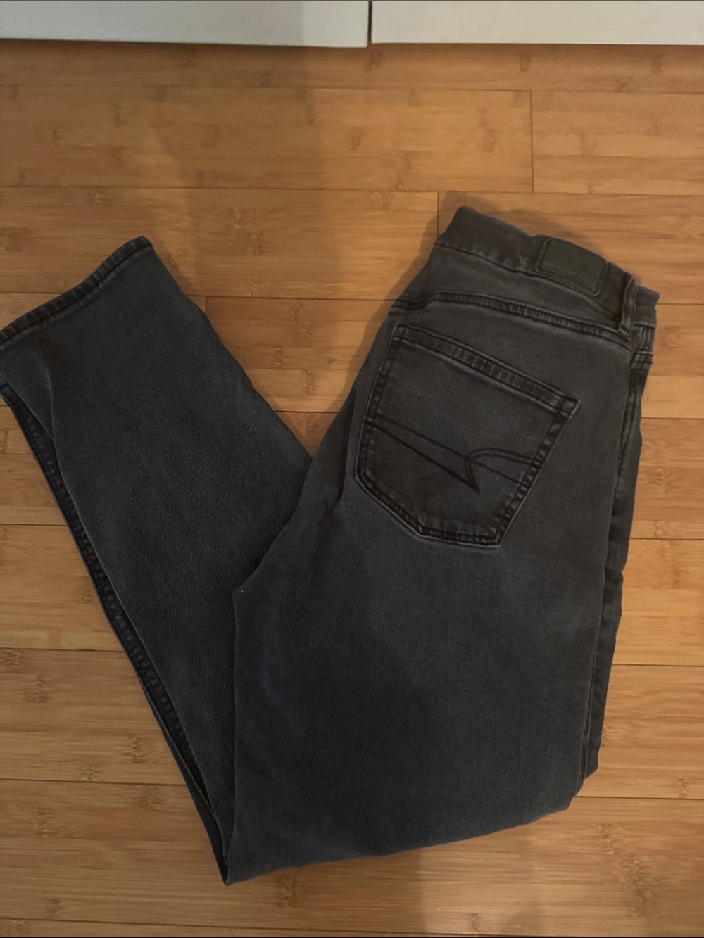 American Eagle Outfitters Slim Straight Jeans - Black